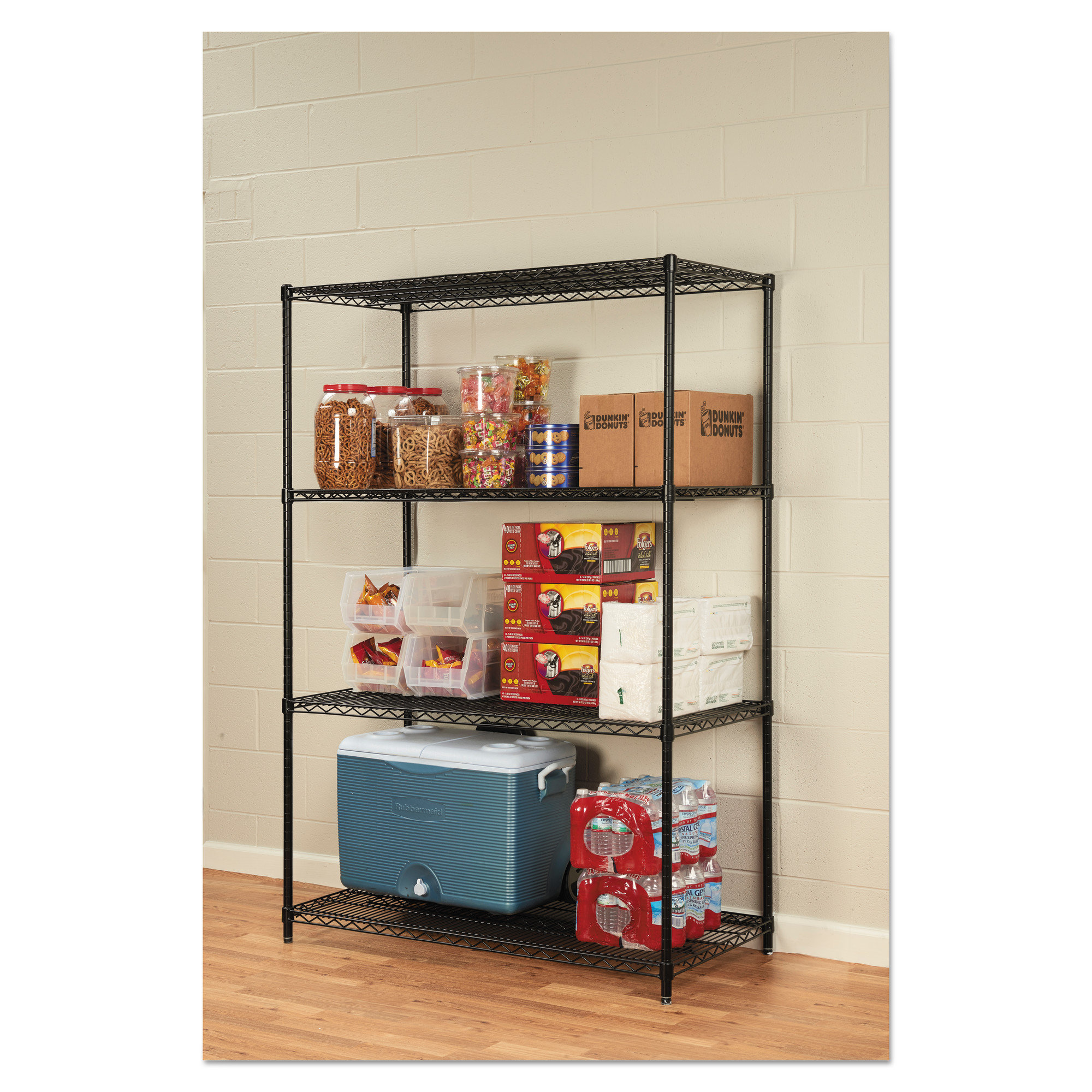 WFX Utility 72" H x 48" W Industrial Shelf Shelving Unit Starter Wayfair